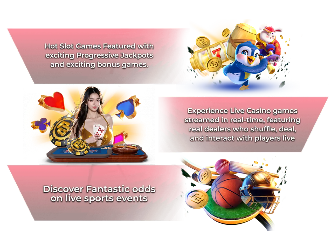 Hot Slot Games Featured with exciting Progressive Jackpots and exciting bonus games.